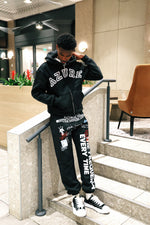 Load image into Gallery viewer, Bold Logo Zip-Up Hoodie