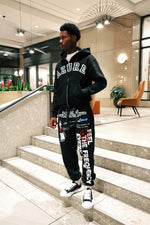 Load image into Gallery viewer, Bold Logo Zip-Up Hoodie